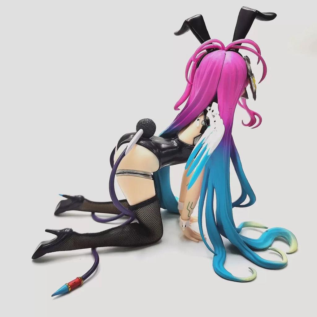 Hot Ngnl Schwi Dola Bunny Girl Version Anime Figurine Real Stockings Phone Stand Desktop Decor Model Collectible Gift For Fans