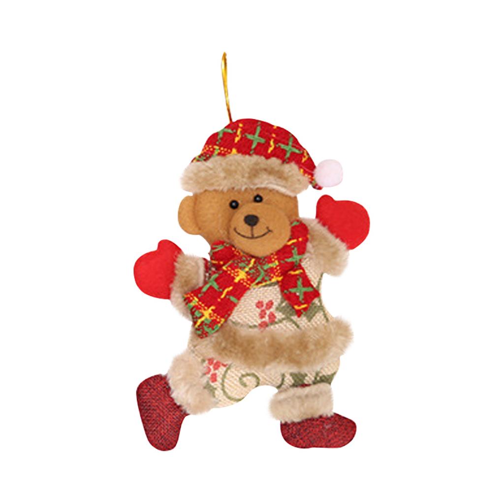 Christmas Ornaments Home Furnishing Decoration Tree Ornament Holiday Gifts Santa Claus Elk Snowman Bear Bag Hanging Decora