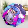 1 Stück Outdoor-Schirm mit süßem Anime-Charakter-Design - Automatisches Öffnen/Schließen, Tragbares 3-fach faltbares Design, 8-Speichen-Eisenrahmen - Perfektes Geschenk für F