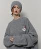 Lonkeu Beanie Set Oversized Knit (Grey)