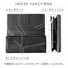 Trendy Yamagishi Leather Bifold Wallet, Genuine Leather, Long Wallet, Card Slots, Coin Purse, Billfold, WL-D2-02, Black, for Men and Women