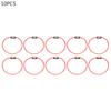 5/10Pcs Durable Steel Wire Rope Ring Connector Keychain Key Holder Hanging Cable
