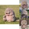 Adorable Plush Hippopotamus Backpack With Soft Pp Cotton Fill And Big Smiling Face