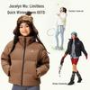 Camel Huangshan Co-branded Women's Lightweight Hooded Down Jacket