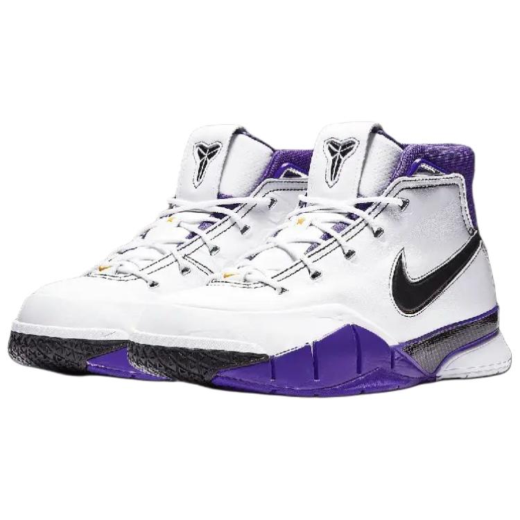 Nike Zoom Kobe 1 Protro 81 Punkte 2026 Herren Sneaker Weiß Schwarz Gericht-Lila IM0542-100