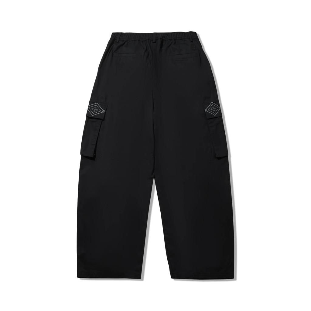 Li Ning All Things Have Spirit Series Straight Leg Solid Color Loose Casual Pants Men bottoms AKXW263-3