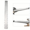 1 Pc Guitar Neck Notched Straight Edge Ruler Stainless Steel Guitar Fret Leveling Ruler Fret Guitar Level Luthier Tool Guitar Body