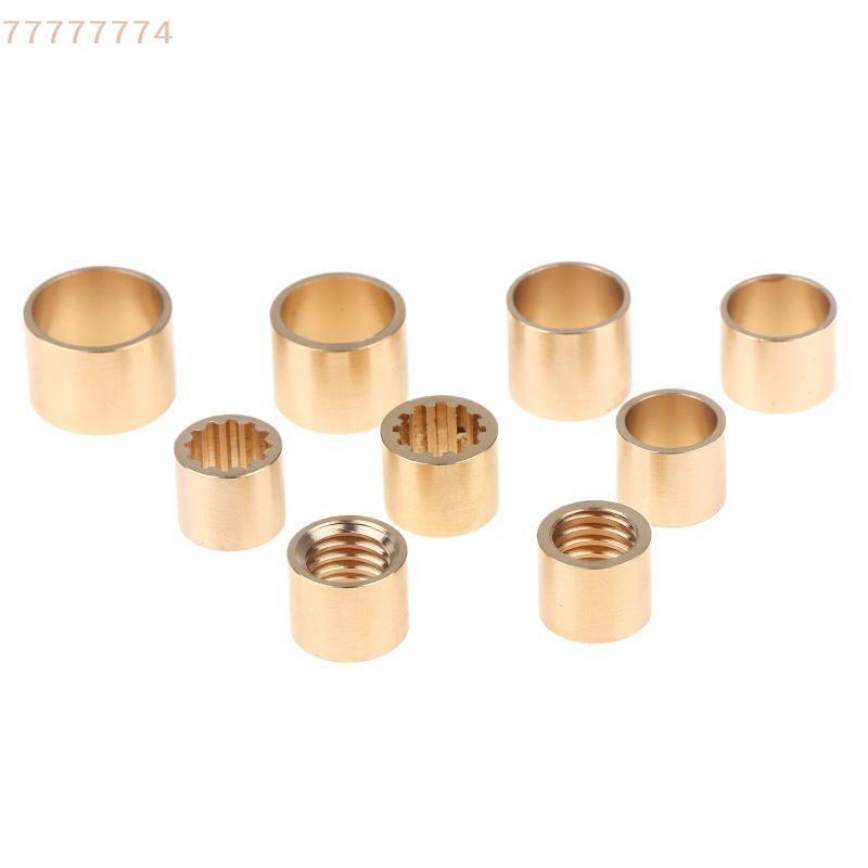 Pack of 10, 9-13mm Copper Brass Snooker Pool Cue Ferrule Repair Kit, DIY Billiards Accessories