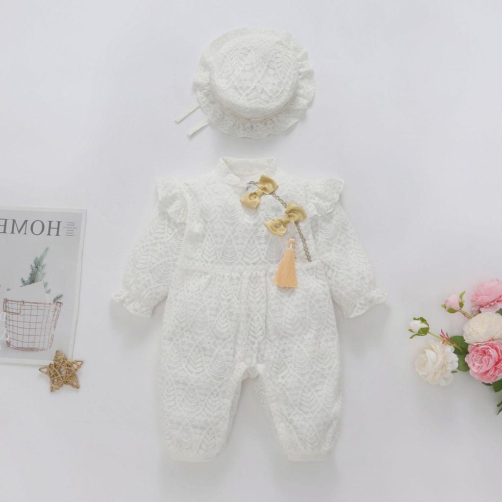 2023 Spring Chinese New Year Baby Onesie - Full Moon Celebration Romper