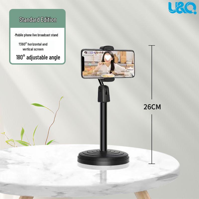 

Rotating Height-Adjustable Mobile Phone Holder for Photography & Live Streaming No Size Specification