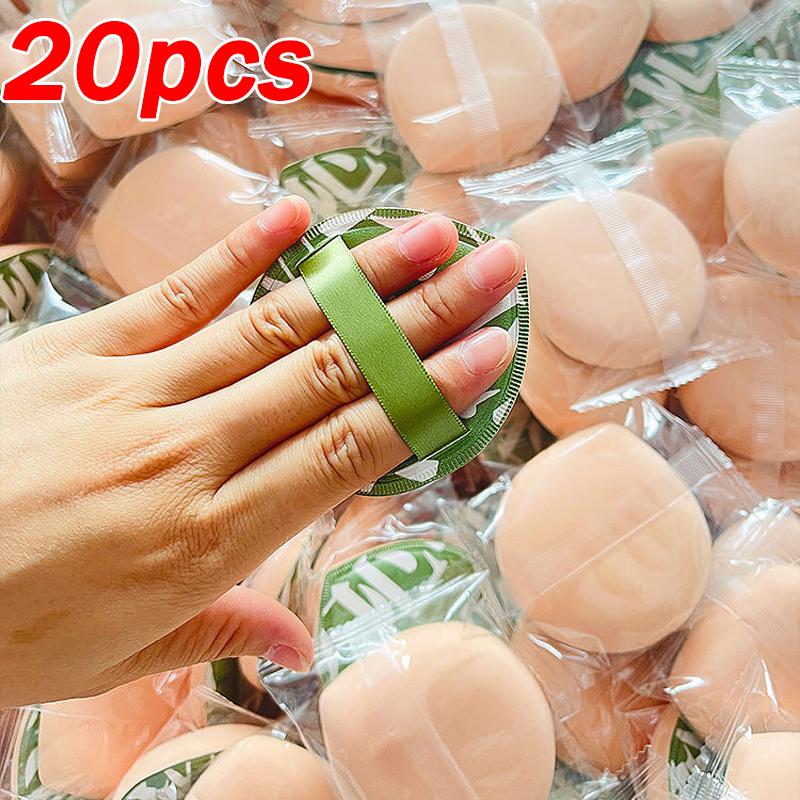 20pcs XL Super Thick Soft Makeup Puffs Large Size Cosmetics Puff Wet Dry Use Concealer Foundation Sponge Cushions Makeup Tools