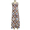 Summer Women's Dress Fashion Temperament Printed V-Neck Split Mid-Length Dresses