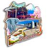 Refrigerator Magnet Shizuoka Japan City Travel Souvenir Tourism Gift 3D Classic Landmark Handmade Craft Home Decoration -3241