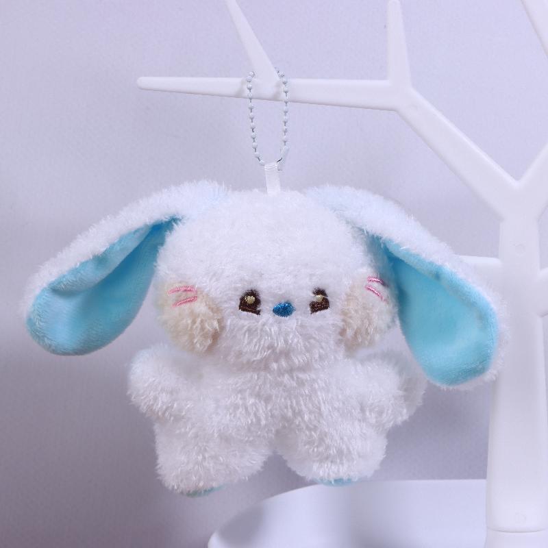 

Милая мультяшная плюшевая игрушка Njs Bunny Kpop Minjihaerin, мягкая кукла, брелок, подвеска для рюкзака, сумки, украшение для подвешивания в машине, подарки белый