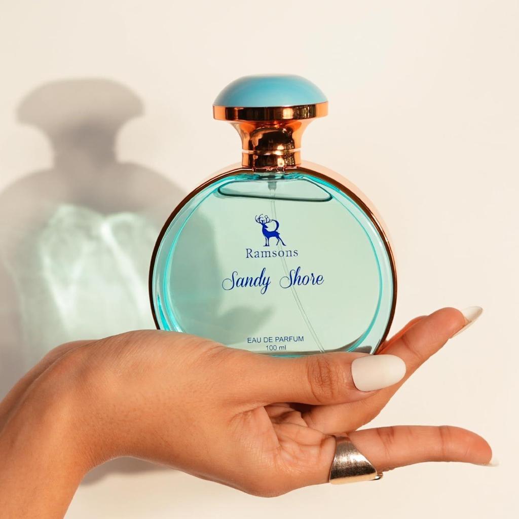 Ramsons - SANDY SHORE Eau De Parfum | TN - Mint, Lavender, Bergamot, Mandarin Orange  | MN - Sea Grass, Ginger, Jasmine Rose | BN - Musk, Sandalwood