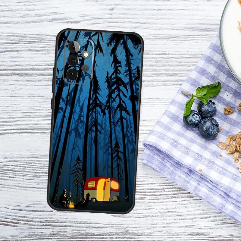 Nature Camping Art Case For Samsung Galaxy A54 A34 A14 A56 A36 A16 A06 A13 A53 A12 A22 A32 A52 A35 A17 A15 A55