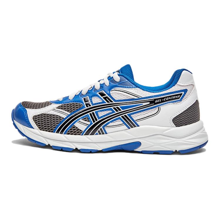 Asics Gel-Contana GS Lightweight Sweat-Wicking Outdoor Fitness Running Shoes Kids Sneakers Gray Blue 1014A371-100