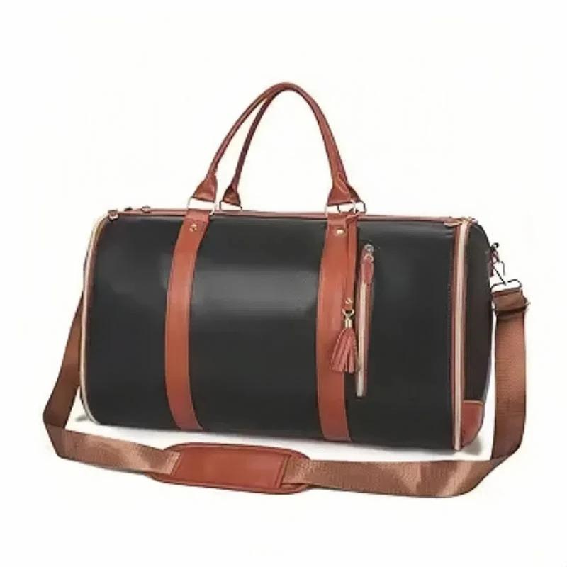 Folding Suit Bag Large Capacity Lady Handbag Convenient Crossbody Travel Business Duffel Bag Strong Strong Strong