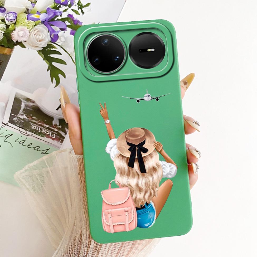 Casing For Huawei Nova 15 Pro Cover Silicone Luxury Fashion Flowers Kawaii Cute Painted Shockproof Case For Huawei KLE-AL00U