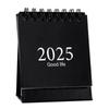 Simple 2024-2025 Calendar Creative Monthly Planner Gift Standing Flip Calendar  Desk Decoration