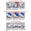 Water Purification Fittings Assembly Universals Connection Set Convenient Water Hose Set for Fridges and Ice Makers