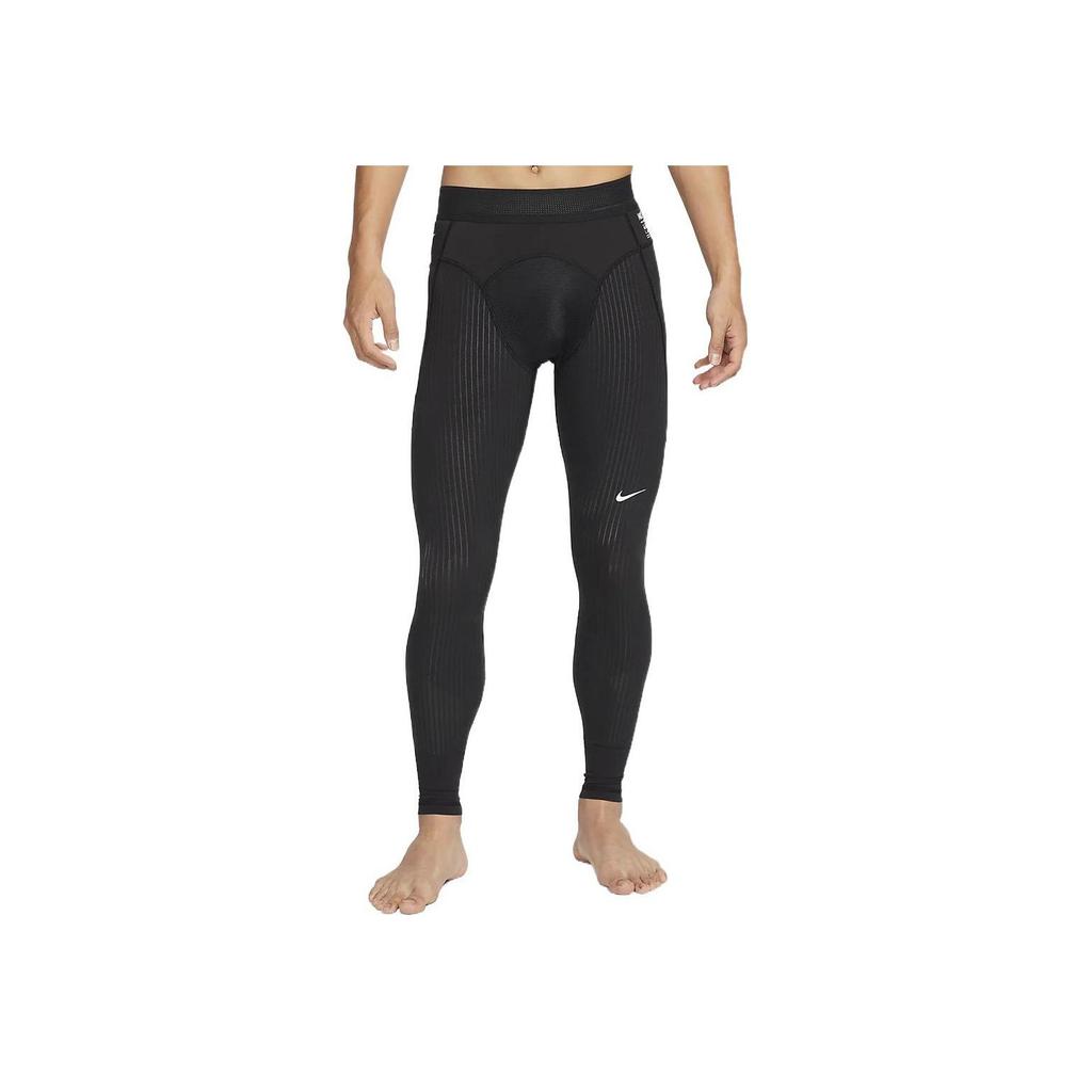 Nike Solid Color Tight Fitness Sports Long Pants Men bottoms Black DR1891-010
