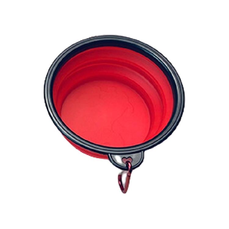 Travel Friendly Dog Bowl Space Saving Folded Pet Bowl Outdoor Pet Feed Bowl for Outdoor Excursions