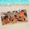 The FoxholeS Court Anime Microfiber Blanket Quick Drying Beach Towels Oversized Printing Super Absorbent Pool Towel Blanket