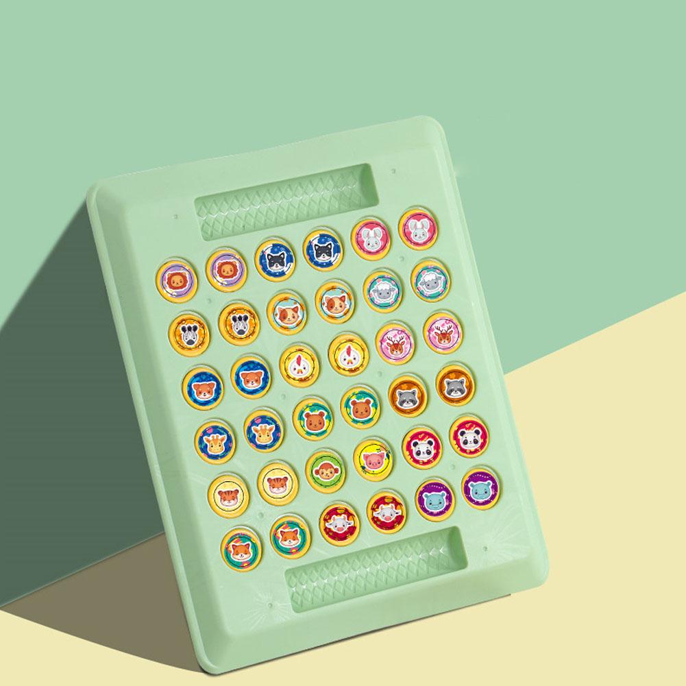 Animal Flip Chess Classic Strategy Board Game Two-Player Animal Flip To Win Memory Game Educational Party Toy for Family