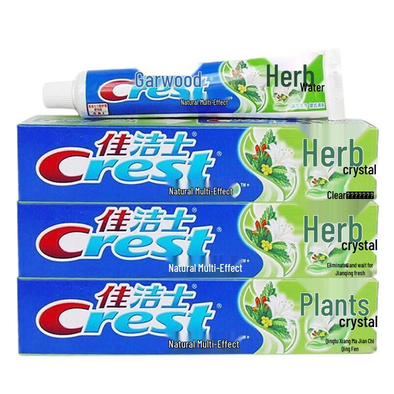 Crest Herbal Crystal Fresh Mint Toothpaste