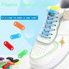 2pcs/pai Elastic Laces Buckle Shoelaces for Sneakers Shoelace Accessories Plastic Shoelace Lock Sports Shoe Kit AF1 Shoe Decora