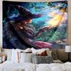 Witchcraft In The Moonlight Tapestry Room Decoration Wall Hanging for Living Room Bedroom, dormitory, Birthday and Christmas gifts