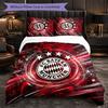 Set Biancheria da Letto Bayern Monaco Modello 3 Pezzi Morbida Copripiumino in Microfibra con Federe per Camera da Letto