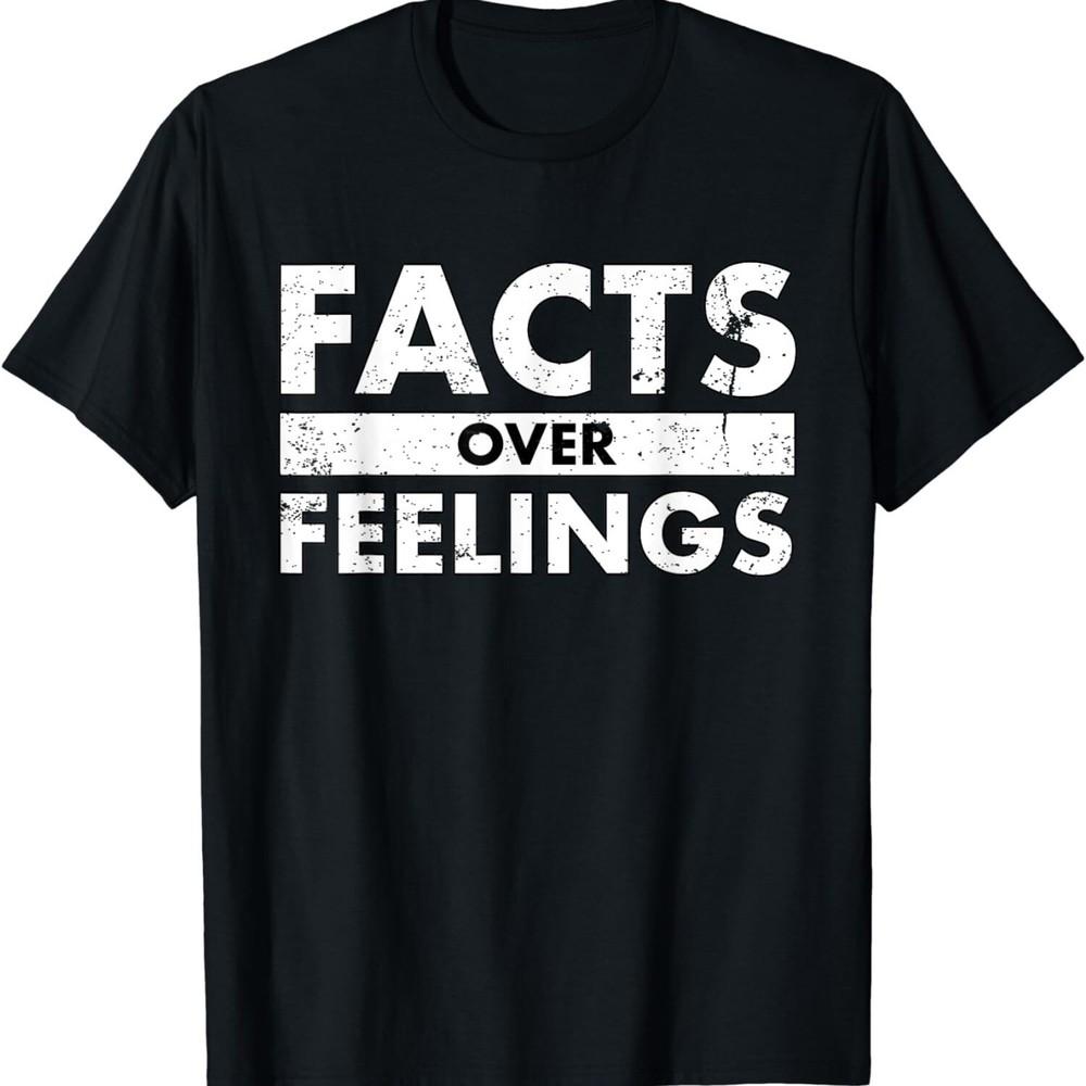 Факты превыше чувств Правильная консервативная республиканская унисекс футболка 2XL