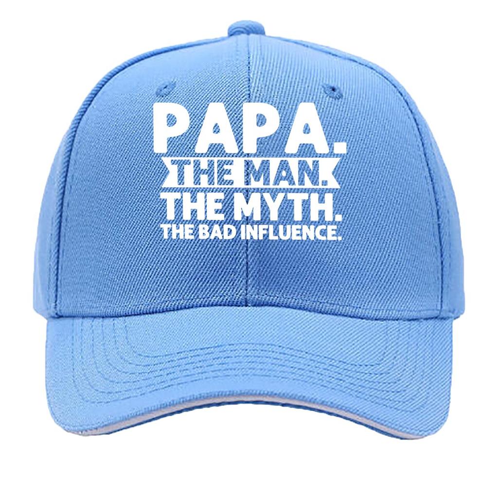 PAPA THE Unisex Adjustable Strap Breathable Unisex Hat with Lettering YK Style for Women Unisex Sandwich Baseball Cap