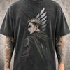Erwin Smith AOT Mineral Wash Grafikshirt | Schweres Oversize-T-Shirt | Vintage Streetwear