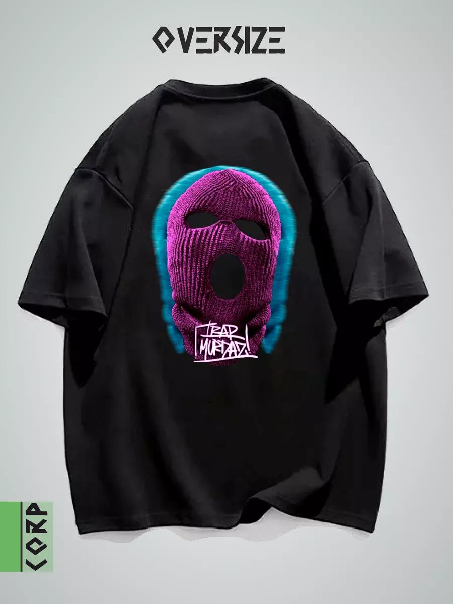 Oversized t-shirt with underground print S