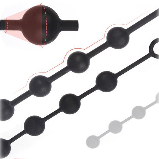 Pull Beads Anal Plug Extra-large Size Male and Female with Posterior Pull Beads Anal Masturbator Alternative Toys Adult Erotic Products