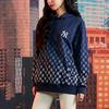 New MLB Base Logo Sweatshirts Unisex Marine Blue 3AHDM0624-50NYD