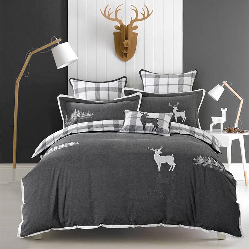 WTEMPO Home Textile Winter Bedding Sets Duvet Cover Bed Sheet Pillow 100%cotton 4pcs Warm