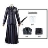 Wednesday Addams School Uniform Cosplay Costume for Halloween