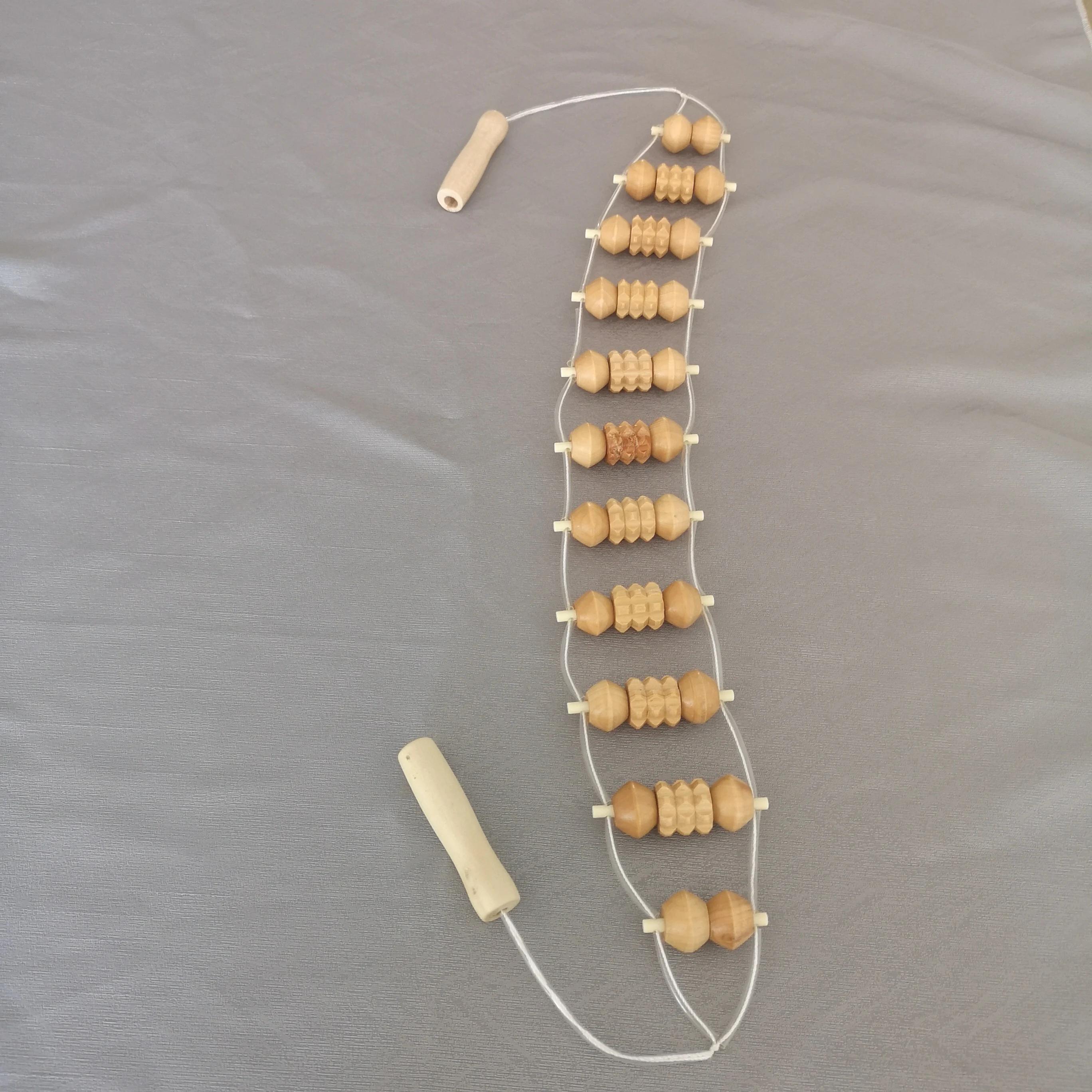 

Деревянный ролик для массажа спины, веревка, инструменты для массажа целлюлита, инструменты для самомассажа для шеи, ног, спины, для облегчения боли, уход за телом