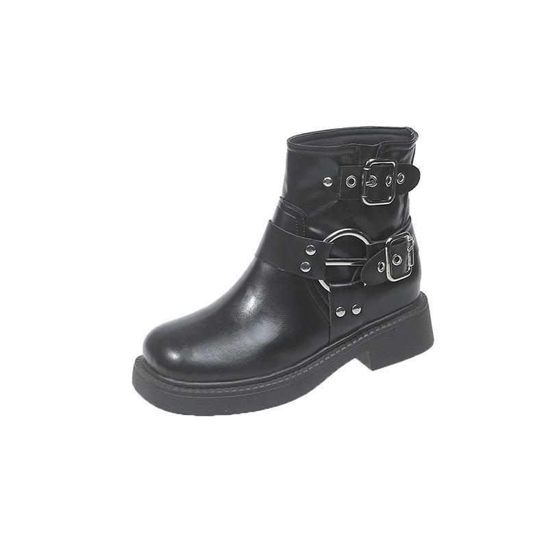 Small short boots women's Martin boots winter new elastic soft-soled thin boots long boots