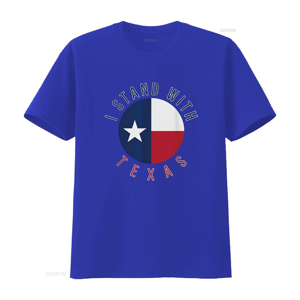 I Stand With Texas USA State Flag T Shirt vintage Washed Stretched Slightly Stylish fashion designer clothes streetwear Soft