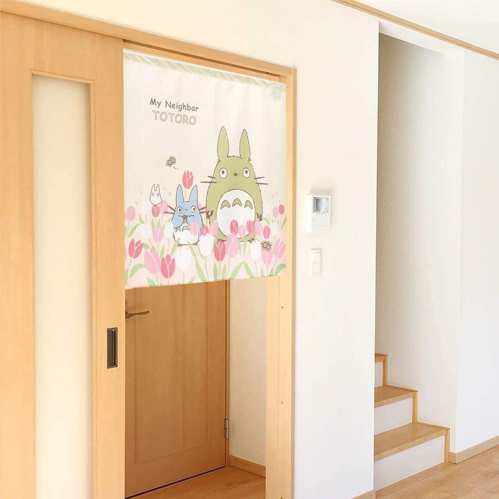 Cosmo Neighbor Totoro Curtain Curtain with Cosmos and Width 85cm x Length 90cm [My Totoro]