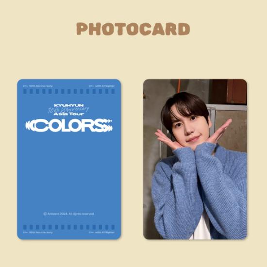 Pre-order KYUHYUN 10th Anniversary Asia Tour COLORS Acrylic Photo Key Ring