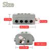 Universal Heater 12V Dual Sides 8 Port 14 Pass All Copper Coil for Car Truck Vintage Muscle Car Under-dash