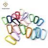 Bunter Aluminiumlegierung D-Ring Karabiner Schlüsselanhänger Tasche Haken (DIY Schmuckzubehör)
