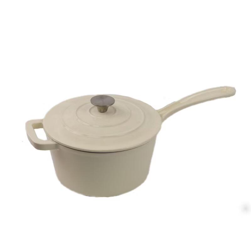 Zhishi Cast Iron Enamel Saucepan