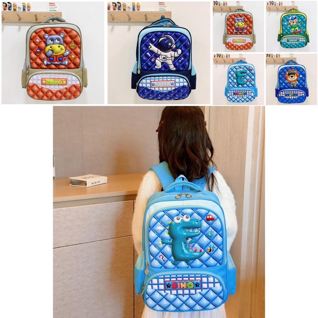 Stylish And Spacious Casual School Backpack For Kids And Students With Cartoon Design